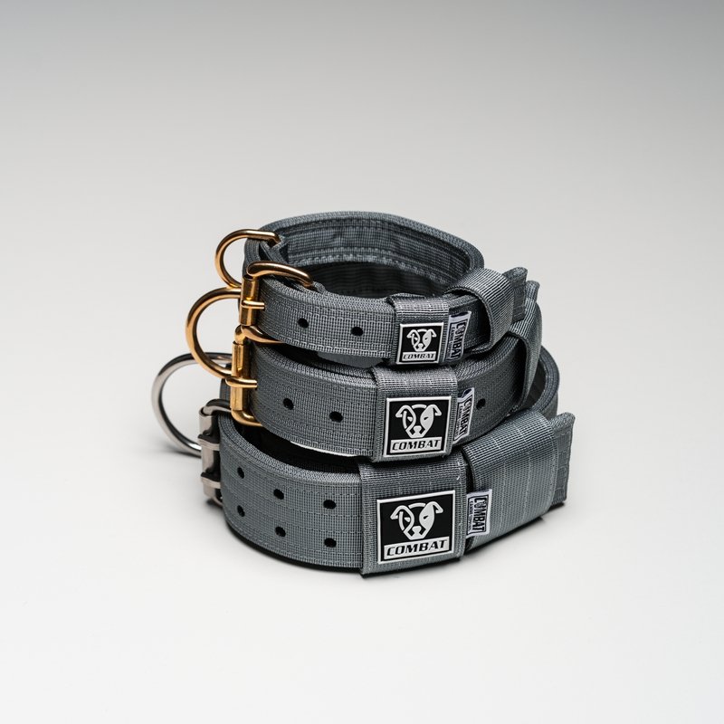 Grey Heavy Duty Dog Collars