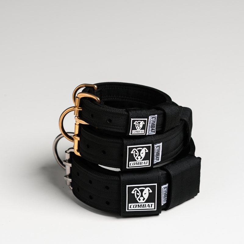 Black Heavy Duty Dog Collars